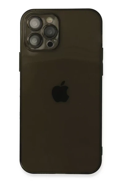 Newface Apple iPhone 12 Pro Kılıf Fly Lens Silikon - Siyah ürün görseli 1