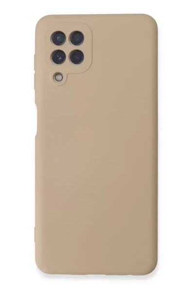 Newface Samsung Galaxy A22 Kılıf Nano içi Kadife Silikon - Pudra ürün görseli 1