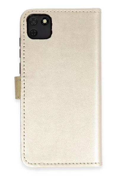 Newface Huawei Y5P Kılıf Trend S Plus Kapaklı Kılıf - Gold ürün görseli 1