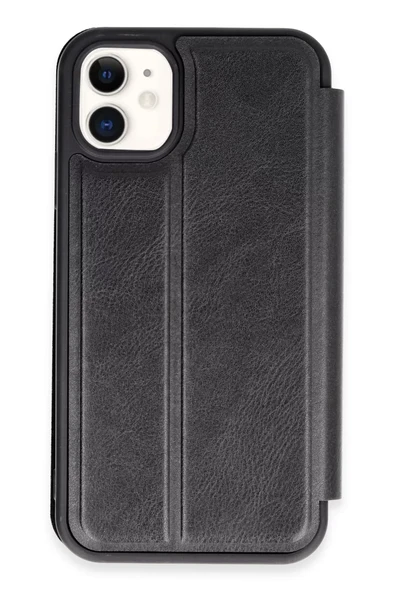 Newface Apple iPhone 11 Kılıf Flip Cover - Siyah ürün görseli 1