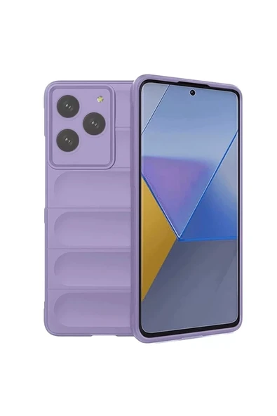 Newface General Mobile Era 50 Kılıf Optimum Silikon - Lila ürün görseli 1