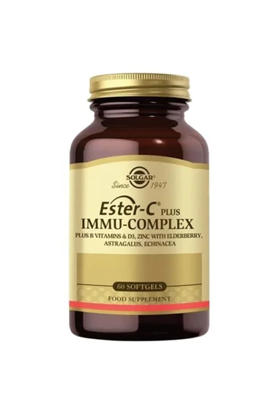 Solgar Ester-c Plus Immu-complex 60 Softgels ürün görseli 1