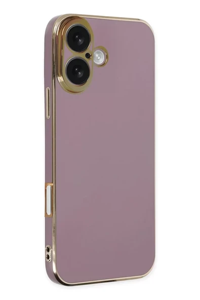 Newface Apple iPhone 16 Kılıf Volet Silikon - Mor ürün görseli 1