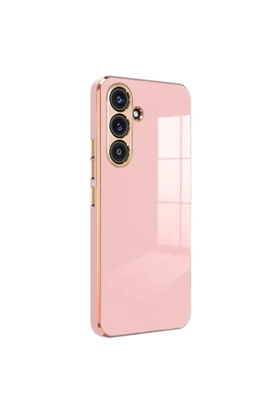 Newface Samsung Galaxy S24 FE Kılıf Volet Silikon - Pembe ürün görseli 1