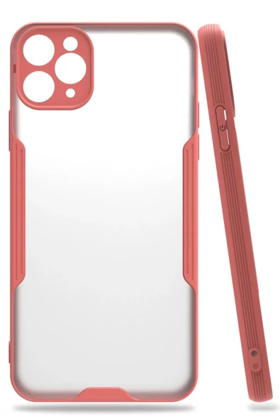 Newface Apple iPhone 11 Pro Kılıf Platin Silikon - Pembe ürün görseli 1