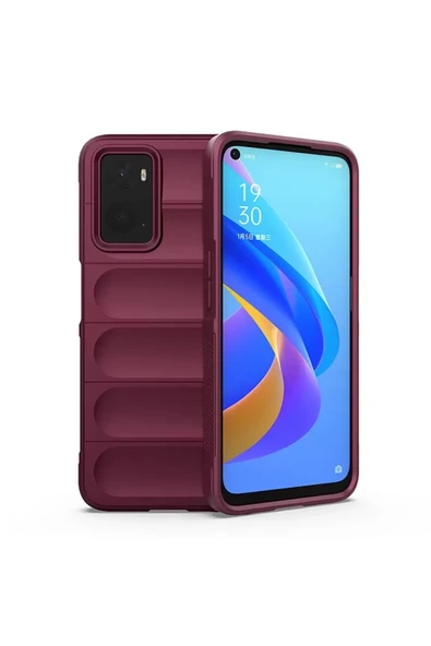 Newface Realme 9i 4G Kılıf Optimum Silikon - Bordo ürün görseli 1