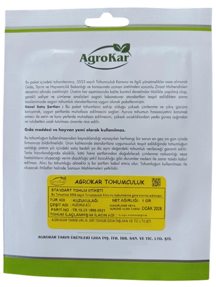 Kuzukulağı (Ekşi Otu) Tohumu 1 gr - Resim 2