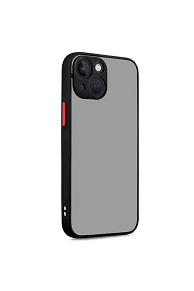Newface Apple iPhone 13 Kılıf Montreal Silikon Kapak - Siyah ürün görseli 1