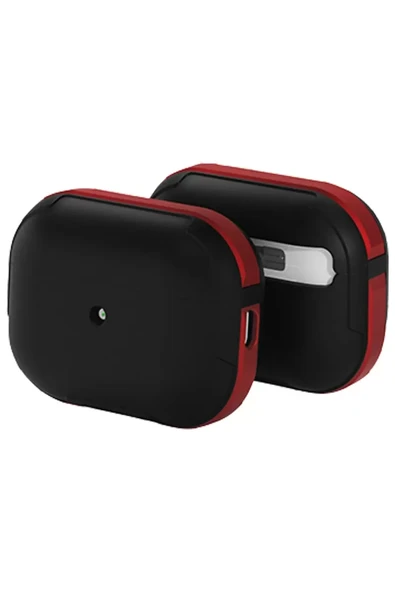 Movenchy Apple Airpods Pro 2 (2.nesil) MO-A8 Armor Kılıf - Kırmızı ürün görseli 1