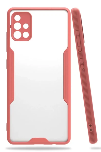Newface Samsung Galaxy A71 Kılıf Platin Silikon - Pembe ürün görseli 1