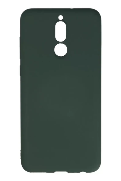 Newface Huawei Mate 10 Lite Kılıf Nano içi Kadife Silikon - Koyu Yeşil ürün görseli 1