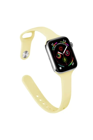 Newface Apple Watch 38mm Klasik Kordon - Sarı ürün görseli 1