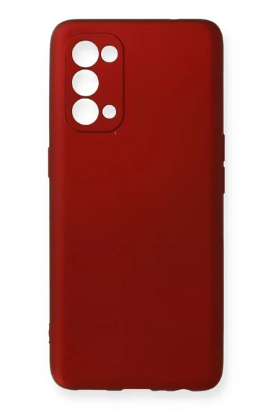 Newface Oppo Reno 5 Kılıf First Silikon - Bordo ürün görseli 1