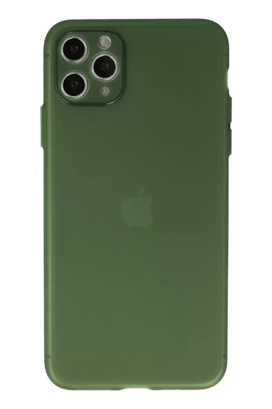 Newface Apple iPhone 11 Pro Max Kılıf Puma Silikon - Yeşil ürün görseli 1