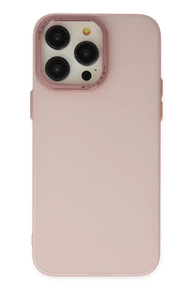 Newface Apple iPhone 14 Pro Kılıf Modos Metal Kapak - Pembe ürün görseli 1
