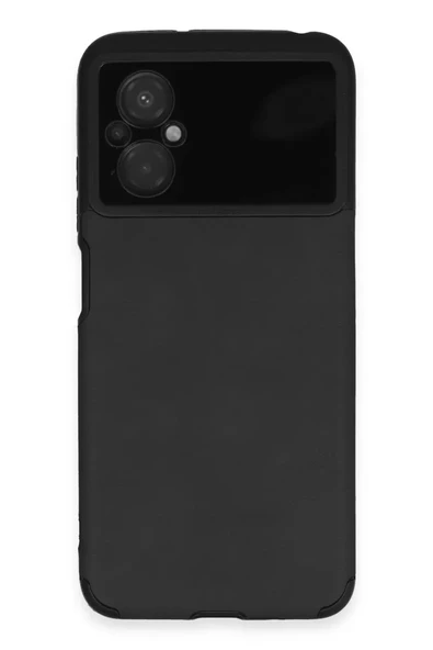 Newface Xiaomi Poco M5 Kılıf Loop Deri Silikon - Siyah ürün görseli 1