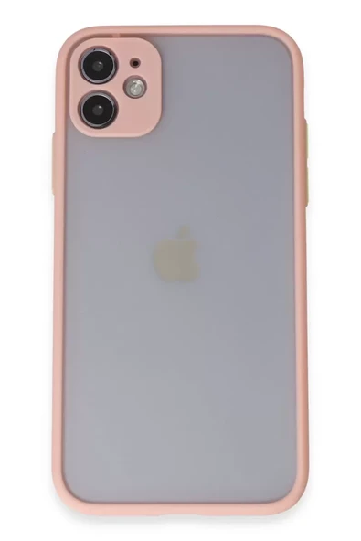 Newface Apple iPhone 11 Kılıf Montreal Silikon Kapak - Pembe ürün görseli 1