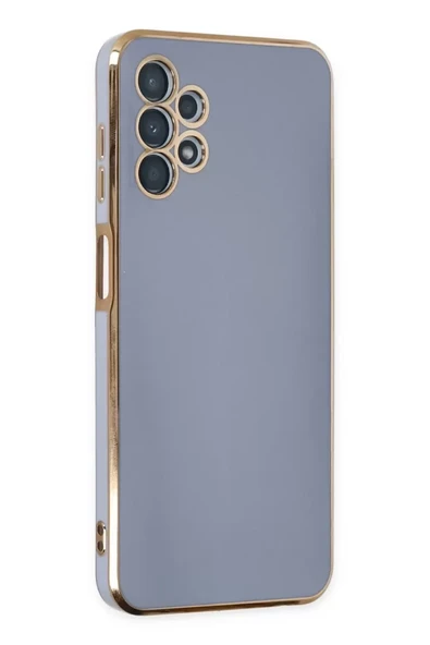 Newface Samsung Galaxy A13 4G Kılıf Volet Silikon - Mavi ürün görseli 1