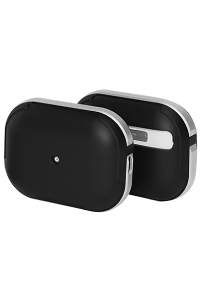 Movenchy Apple Airpods Pro 2 (2.nesil) MO-A8 Armor Kılıf - Gümüş ürün görseli 1