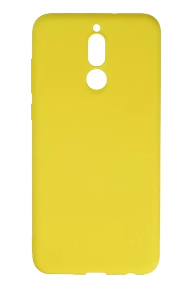 Newface Huawei Mate 10 Lite Kılıf Nano içi Kadife Silikon - Sarı ürün görseli 1