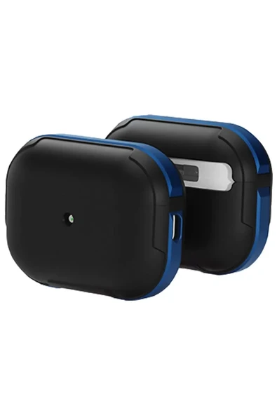 Movenchy Apple Airpods Pro 2 (2.nesil) MO-A8 Armor Kılıf - Lacivert ürün görseli 1