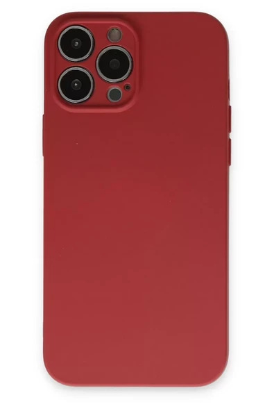 Newface Apple iPhone 13 Pro Kılıf Nano içi Kadife Silikon - Kiremit ürün görseli 1