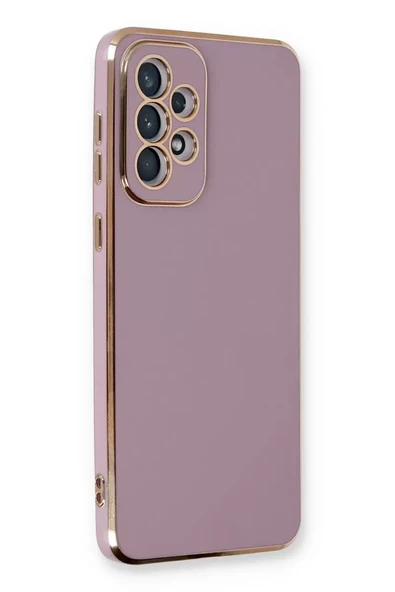 Newface Samsung Galaxy A33 5G Kılıf Volet Silikon - Mor ürün görseli 1