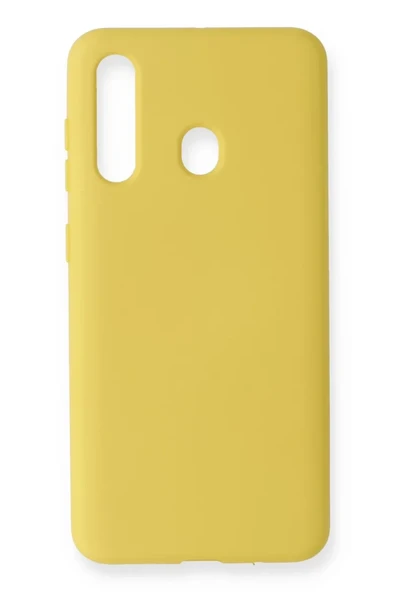 Newface Samsung Galaxy M40 Kılıf Nano içi Kadife Silikon - Sarı ürün görseli 1