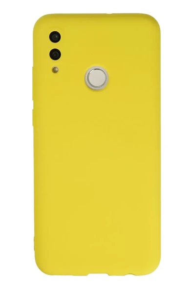 Newface Huawei P Smart 2019 Kılıf Nano içi Kadife Silikon - Sarı ürün görseli 1