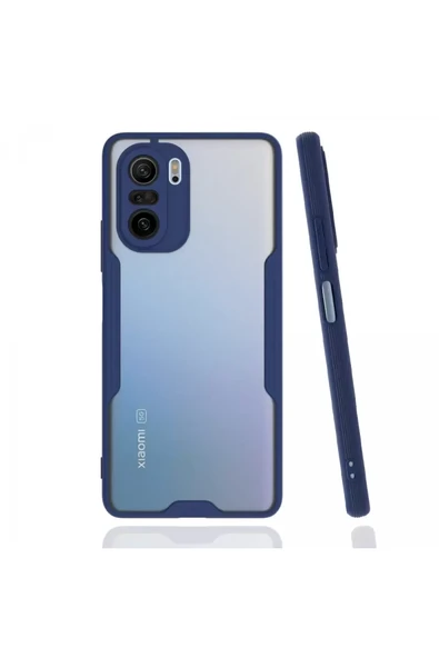 Newface Xiaomi Poco F3 Kılıf Platin Silikon - Lacivert ürün görseli 1