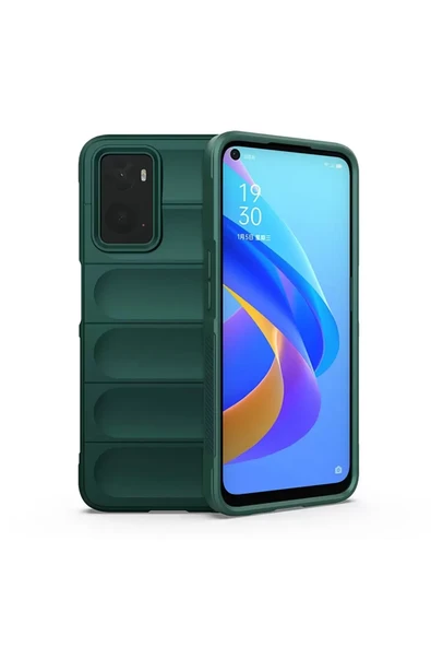 Newface Realme 9i 4G Kılıf Optimum Silikon - Koyu Yeşil ürün görseli 1