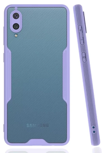 Newface Samsung Galaxy A02 Kılıf Platin Silikon - Lila ürün görseli 1