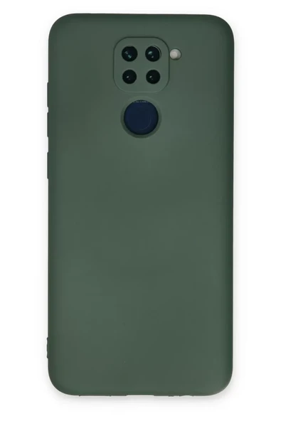 Newface Xiaomi Redmi Note 9 Kılıf Nano içi Kadife Silikon - Koyu Yeşil ürün görseli 1