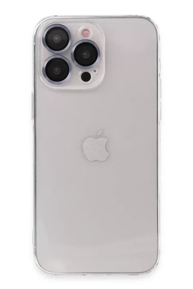 Newface Apple iPhone 13 Pro Kılıf Luko Lens Silikon - Sierra Blue ürün görseli 1