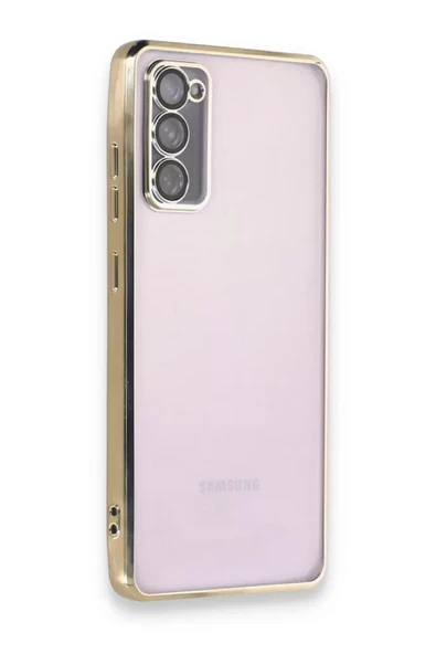 Newface Samsung Galaxy S20 FE Kılıf Razer Lensli Silikon - Gold ürün görseli 1