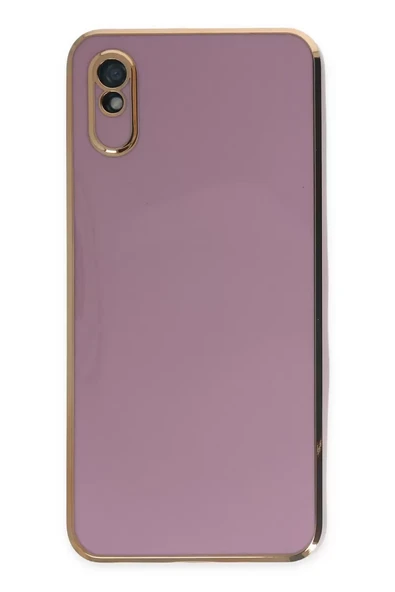 Newface Xiaomi Redmi 9A Kılıf Volet Silikon - Mor ürün görseli 1