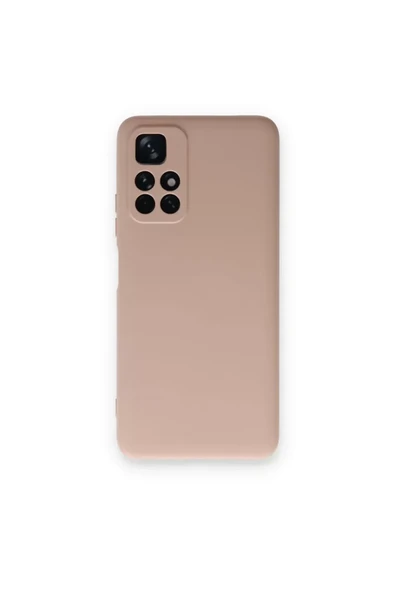 Newface Xiaomi Redmi Note 11T Kılıf Nano içi Kadife Silikon - Pudra ürün görseli 1