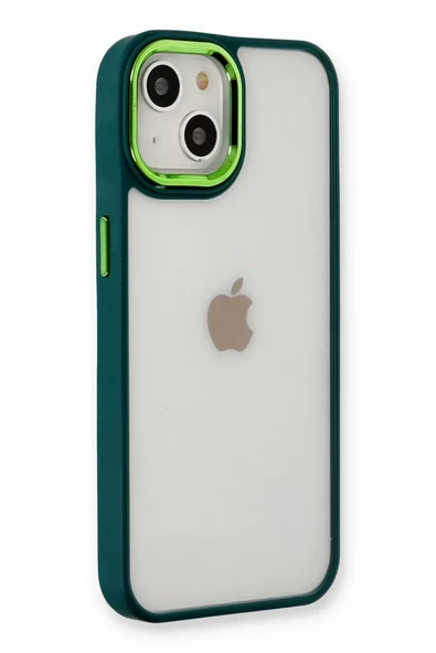 Newface Apple iPhone 14 Plus Kılıf Dora Kapak - Haki Yeşil ürün görseli 1
