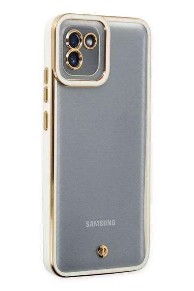 Newface Samsung Galaxy A03 Kılıf Liva Lens Silikon - Beyaz ürün görseli 1