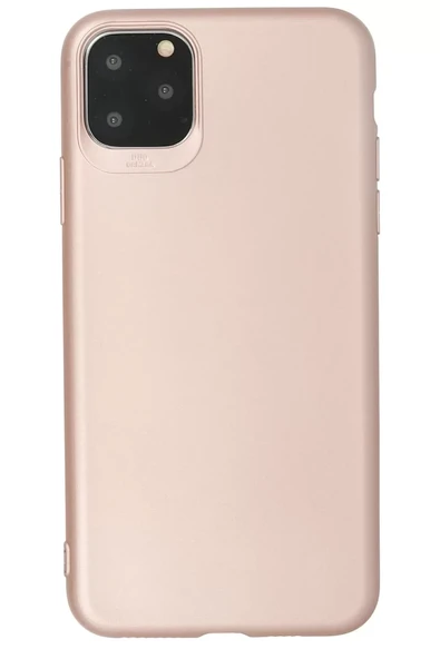Newface Apple iPhone 11 Pro Max Kılıf First Silikon - Rose Gold ürün görseli 1
