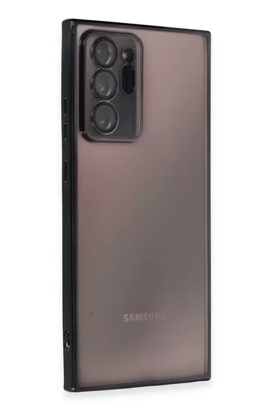 Newface Samsung Galaxy Note 20 Ultra Kılıf Razer Lensli Silikon - Siyah ürün görseli 1