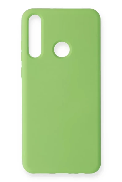 Newface Huawei Y6P Kılıf Nano içi Kadife Silikon - Yeşil ürün görseli 1