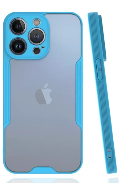 Newface Apple iPhone 14 Pro Kılıf Platin Silikon - Mavi ürün görseli 1