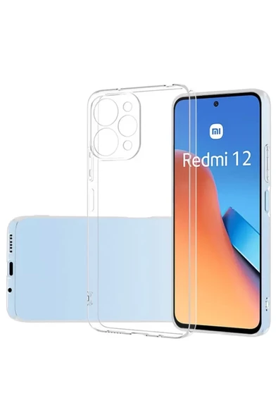 Newface Xiaomi Redmi 12 Kılıf Lüx Şeffaf Silikon ürün görseli 1
