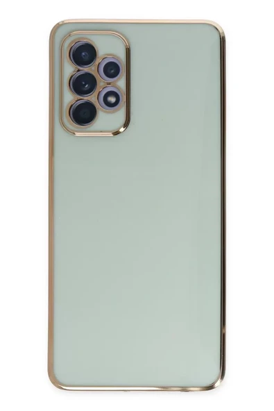 Newface Samsung Galaxy A52 Kılıf Volet Silikon - Açık Yeşil ürün görseli 1