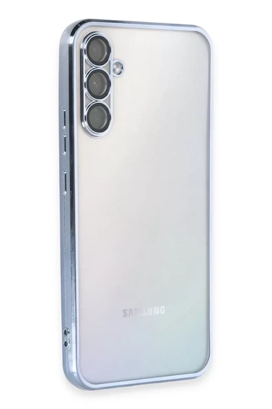 Newface Samsung Galaxy A54 5G Kılıf Razer Lensli Silikon - Açık Mavi ürün görseli 1