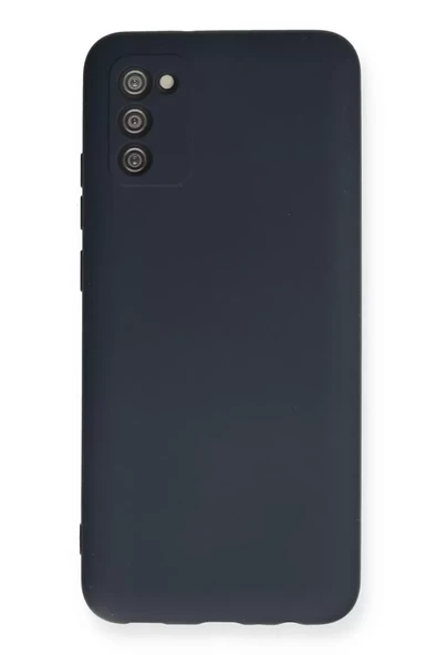 Newface Samsung Galaxy A03S Kılıf Nano içi Kadife Silikon - Lacivert ürün görseli 1