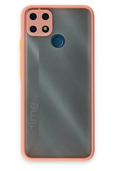 Newface Realme C25 Kılıf Montreal Silikon Kapak - Pembe ürün görseli 1