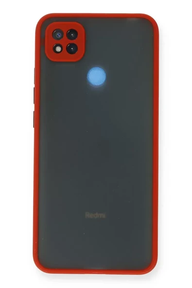 Newface Xiaomi Redmi 9C Kılıf Montreal Silikon Kapak - Kırmızı ürün görseli 1