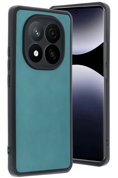Newface Xiaomi Redmi Note 14 Pro 5G Kılıf Aras Deri Kapak - Açık Yeşil ürün görseli 1